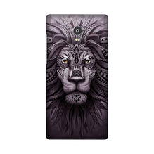 Lion Mobile Back Case for Lenovo Vibe P1 (Design - 315)