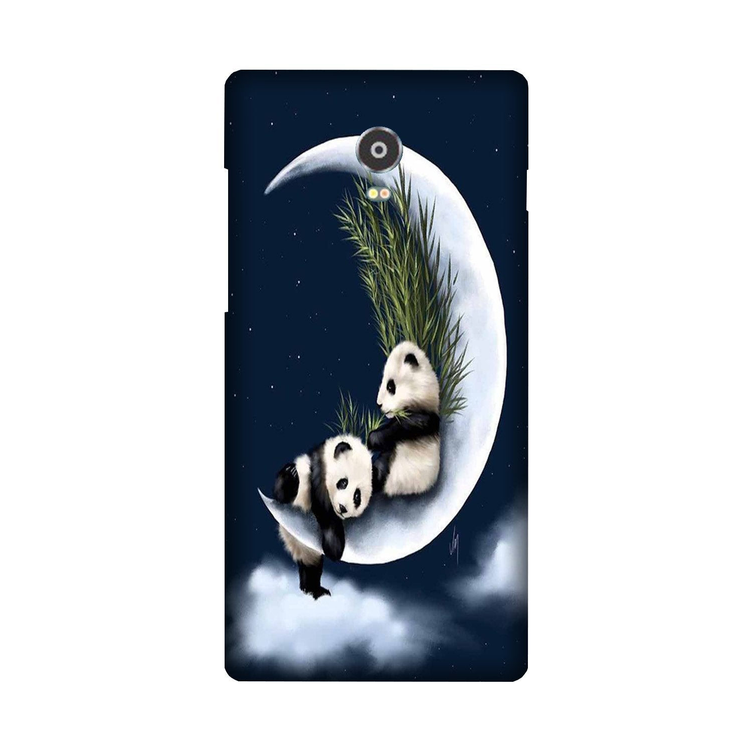 Panda Moon Mobile Back Case for Lenovo Vibe P1 (Design - 318)