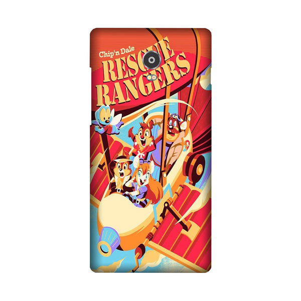 Rescue Rangers Mobile Back Case for Lenovo Vibe P1 (Design - 341)
