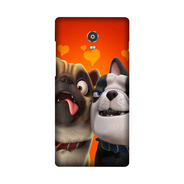 Dog Puppy Mobile Back Case for Lenovo Vibe P1 (Design - 350)