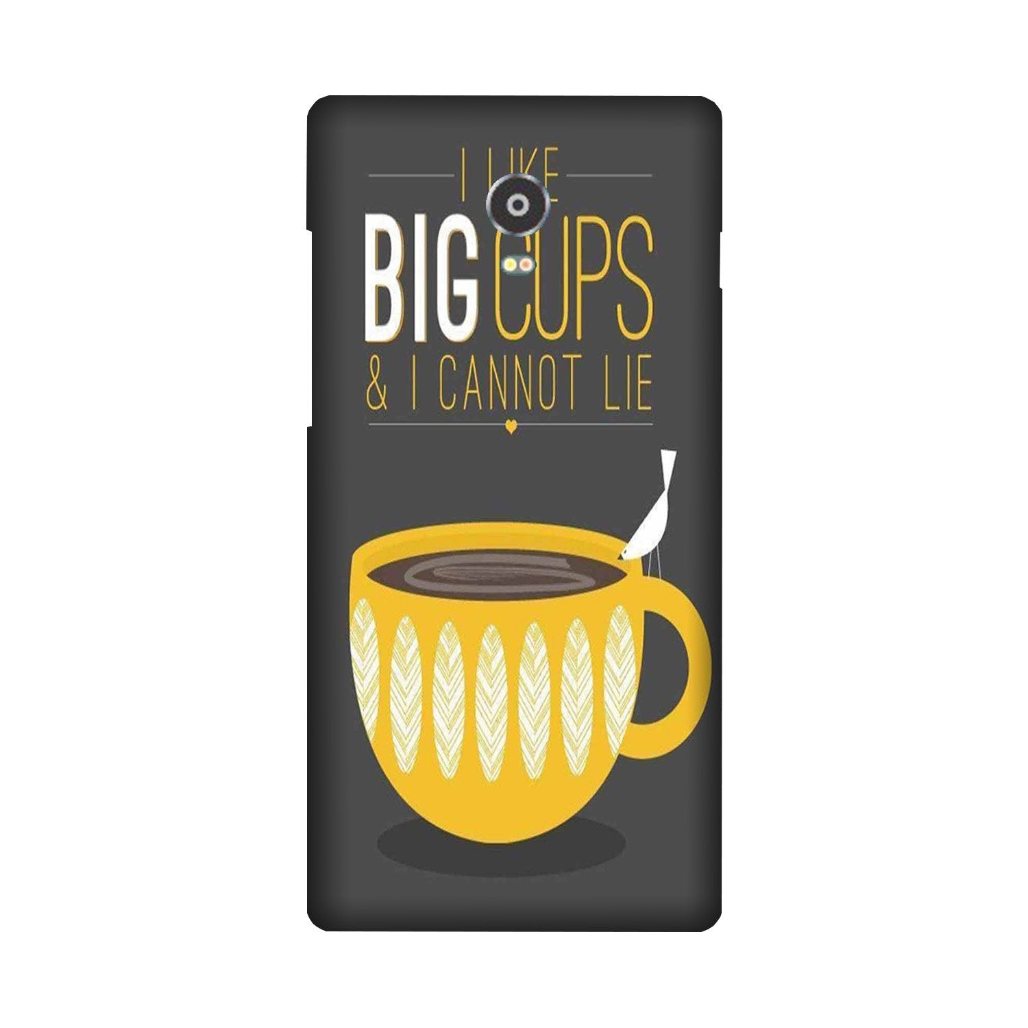 Big Cups Coffee Mobile Back Case for Lenovo Vibe P1 (Design - 352)