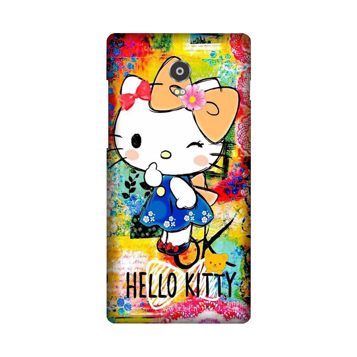 Hello Kitty Mobile Back Case for Lenovo Vibe P1 (Design - 362)