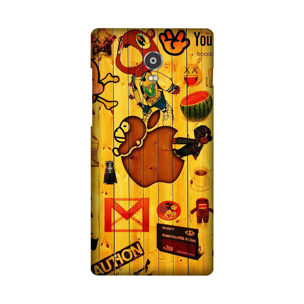 Wooden Texture Mobile Back Case for Lenovo Vibe P1 (Design - 367)