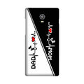 Love Mom Dad Mobile Back Case for Lenovo Vibe P1 (Design - 385)