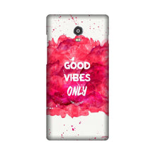 Good Vibes Only Mobile Back Case for Lenovo Vibe P1 (Design - 393)