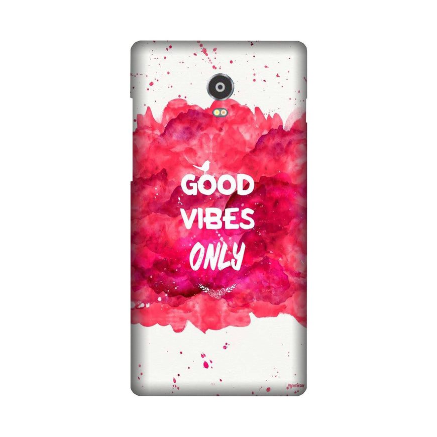 Good Vibes Only Mobile Back Case for Lenovo Vibe P1 (Design - 393)