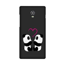 Panda Love Mobile Back Case for Lenovo Vibe P1 (Design - 398)