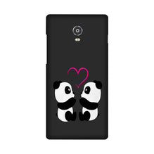 Panda Love Mobile Back Case for Lenovo Vibe P1 (Design - 398)