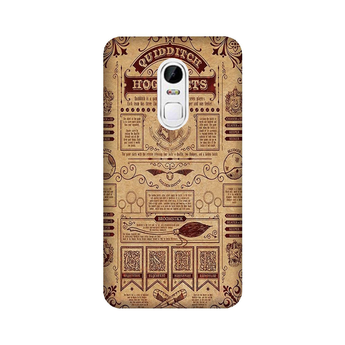 Hogwarts Mobile Back Case for Lenovo Vibe X3 (Design - 304)
