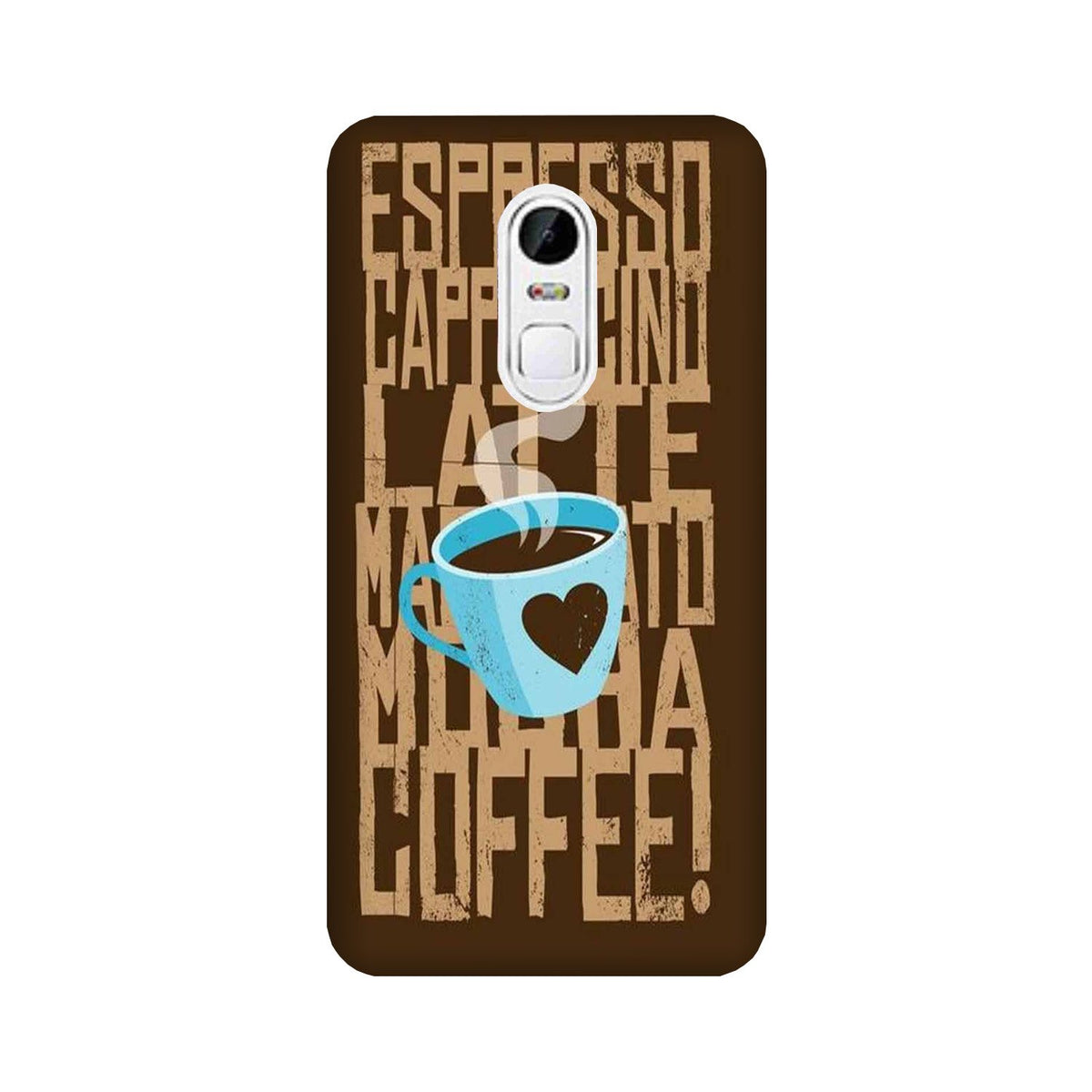 Love Coffee Mobile Back Case for Lenovo Vibe X3 (Design - 351)