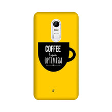 Coffee Optimism Mobile Back Case for Lenovo Vibe X3 (Design - 353)