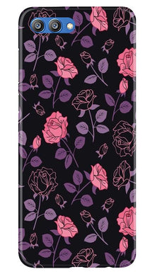 Rose Pattern Mobile Back Case for Honor View 10 (Design - 2)