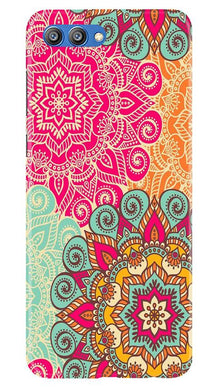 Rangoli art2 Mobile Back Case for Honor View 10 (Design - 29)
