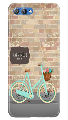 Happiness Mobile Back Case for Honor View 10 (Design - 53)