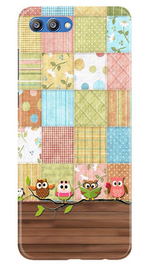 Owls Mobile Back Case for Honor View 10 (Design - 202)