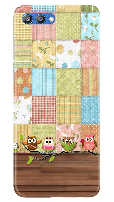 Owls Case for Honor View 10 (Design - 202)