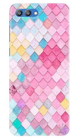 Pink Pattern Case for Honor View 10 (Design No. 215)