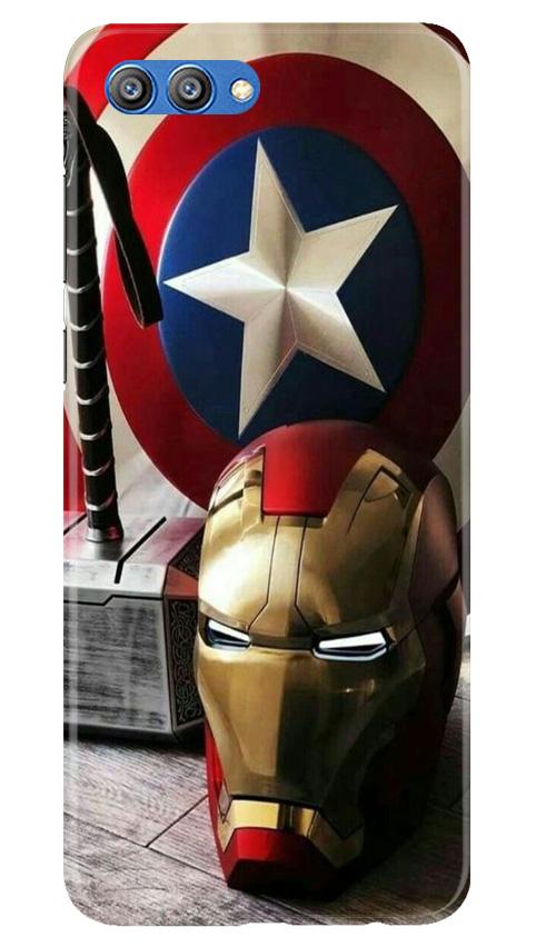 Ironman Captain America Case for Honor View 10 (Design No. 254)