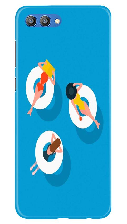 Girlish Mobile Back Case for Honor View 10 (Design - 306)