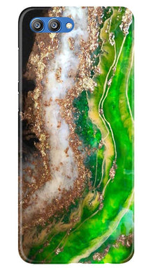 Marble Texture Mobile Back Case for Honor View 10 (Design - 307)