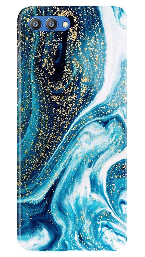 Marble Texture Mobile Back Case for Honor View 10 (Design - 308)