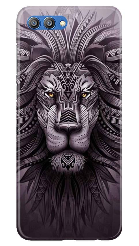 Lion Mobile Back Case for Honor View 10 (Design - 315)