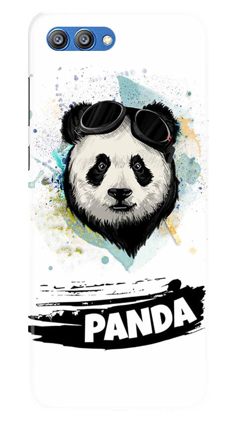 Panda Mobile Back Case for Honor View 10 (Design - 319)
