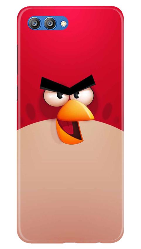 Angry Bird Red Mobile Back Case for Honor View 10 (Design - 325)