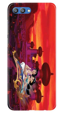 Aladdin Mobile Back Case for Honor View 10 (Design - 345)