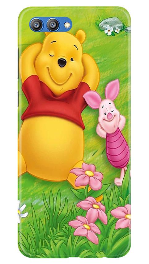 Winnie The Pooh Mobile Back Case for Honor View 10 (Design - 348)
