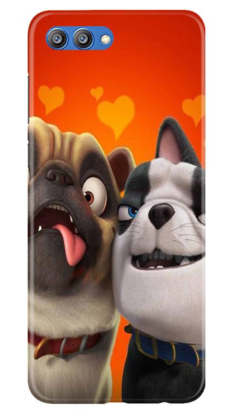 Dog Puppy Mobile Back Case for Honor View 10 (Design - 350)