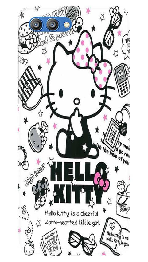 Hello Kitty Mobile Back Case for Honor View 10 (Design - 361)