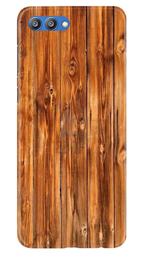 Wooden Texture Mobile Back Case for Honor View 10 (Design - 376)