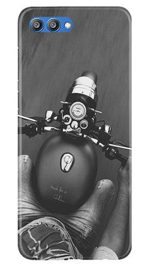 Royal Enfield Mobile Back Case for Honor View 10 (Design - 382)