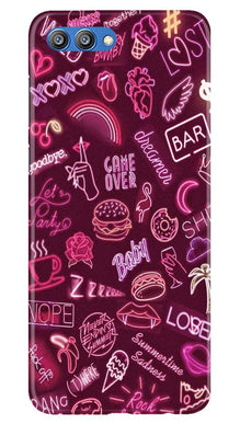 Party Theme Mobile Back Case for Honor View 10 (Design - 392)