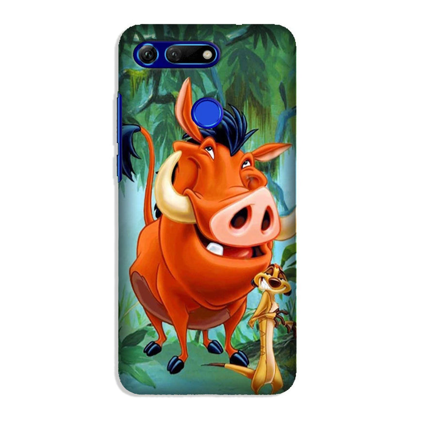Timon and Pumbaa Mobile Back Case for Honor View 20 (Design - 305)