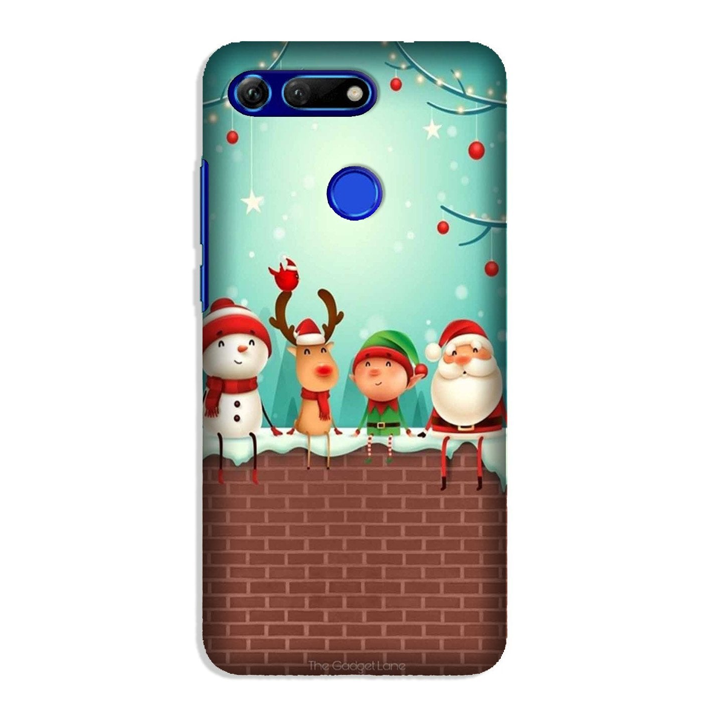 Santa Claus Mobile Back Case for Honor View 20 (Design - 334)