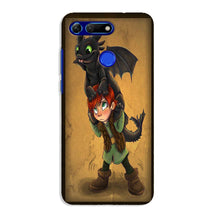 Dragon Mobile Back Case for Honor View 20 (Design - 336)