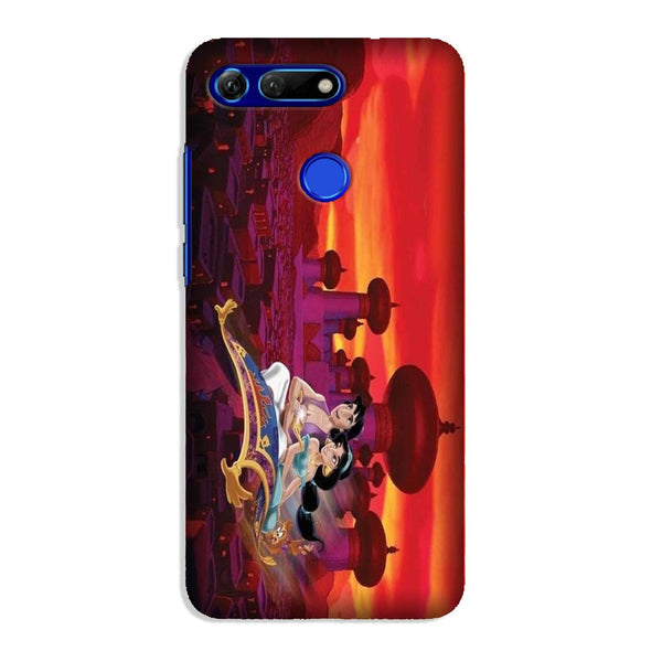 Aladdin Mobile Back Case for Honor View 20 (Design - 345)