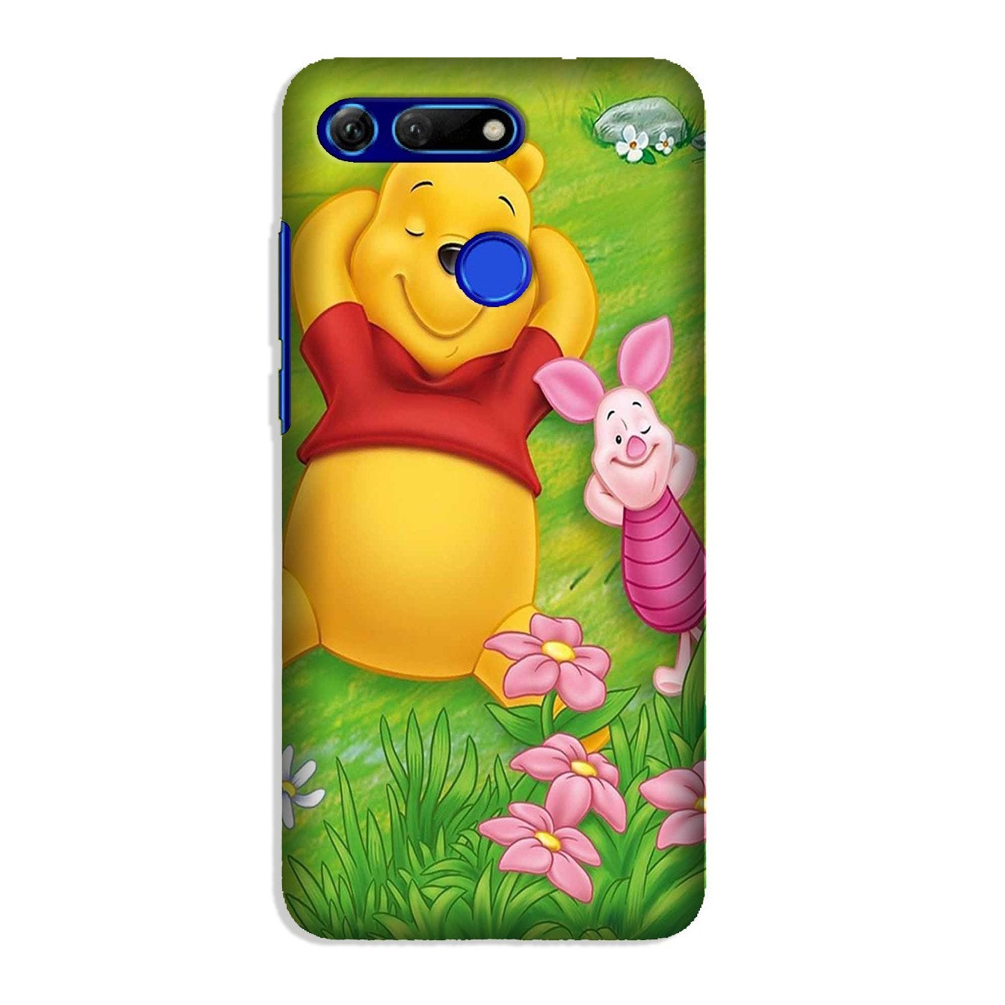 Winnie The Pooh Mobile Back Case for Honor View 20 (Design - 348)