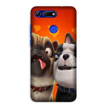 Dog Puppy Mobile Back Case for Honor View 20 (Design - 350)