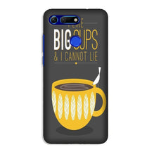 Big Cups Coffee Mobile Back Case for Honor View 20 (Design - 352)