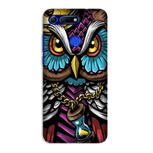 Owl Mobile Back Case for Honor View 20 (Design - 359)