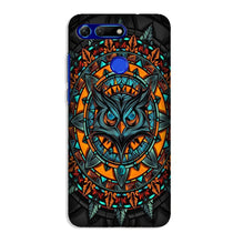 Owl Mobile Back Case for Honor View 20 (Design - 360)