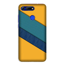 Diagonal Pattern Mobile Back Case for Honor View 20 (Design - 370)