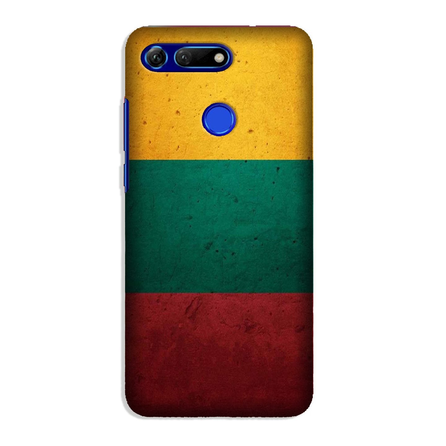 Color Pattern Mobile Back Case for Honor View 20 (Design - 374)