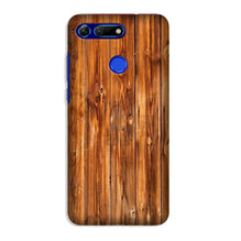 Wooden Texture Mobile Back Case for Honor View 20 (Design - 376)