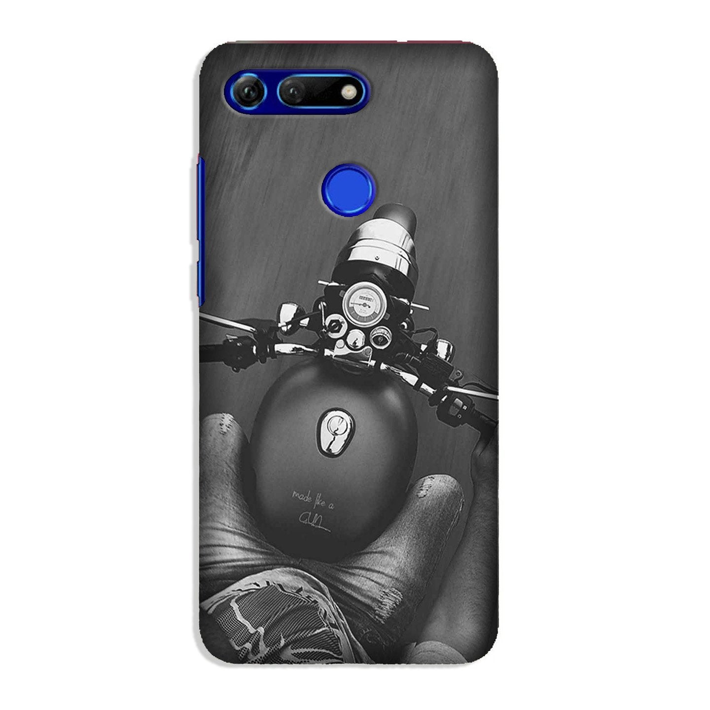 Royal Enfield Mobile Back Case for Honor View 20 (Design - 382)