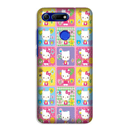 Kitty Mobile Back Case for Honor View 20 (Design - 400)