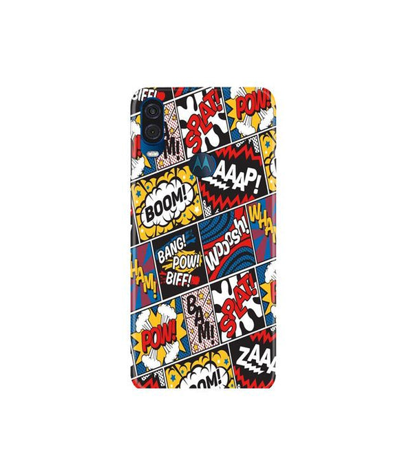 Boom Mobile Back Case for Moto One Vision (Design - 302)